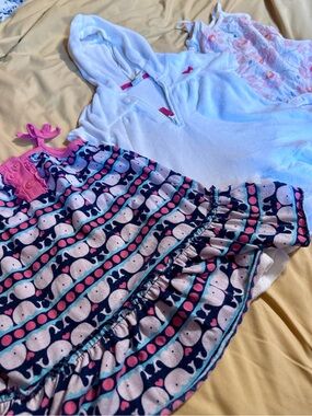 (Lot of 3) baby girl size 6-12m  Old Navy Girls summer Sundress and romper